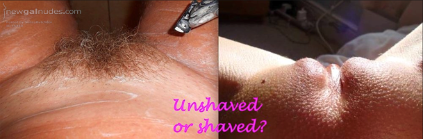 Should I shave/wax or not? :-) Please comment and/or vote at:  [link removed] ...